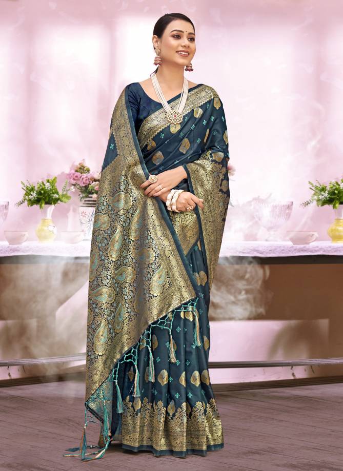 Sangam Jalpari Vol 5 Wedding Wear Heavy Wholesale Banarasi Silk Sarees